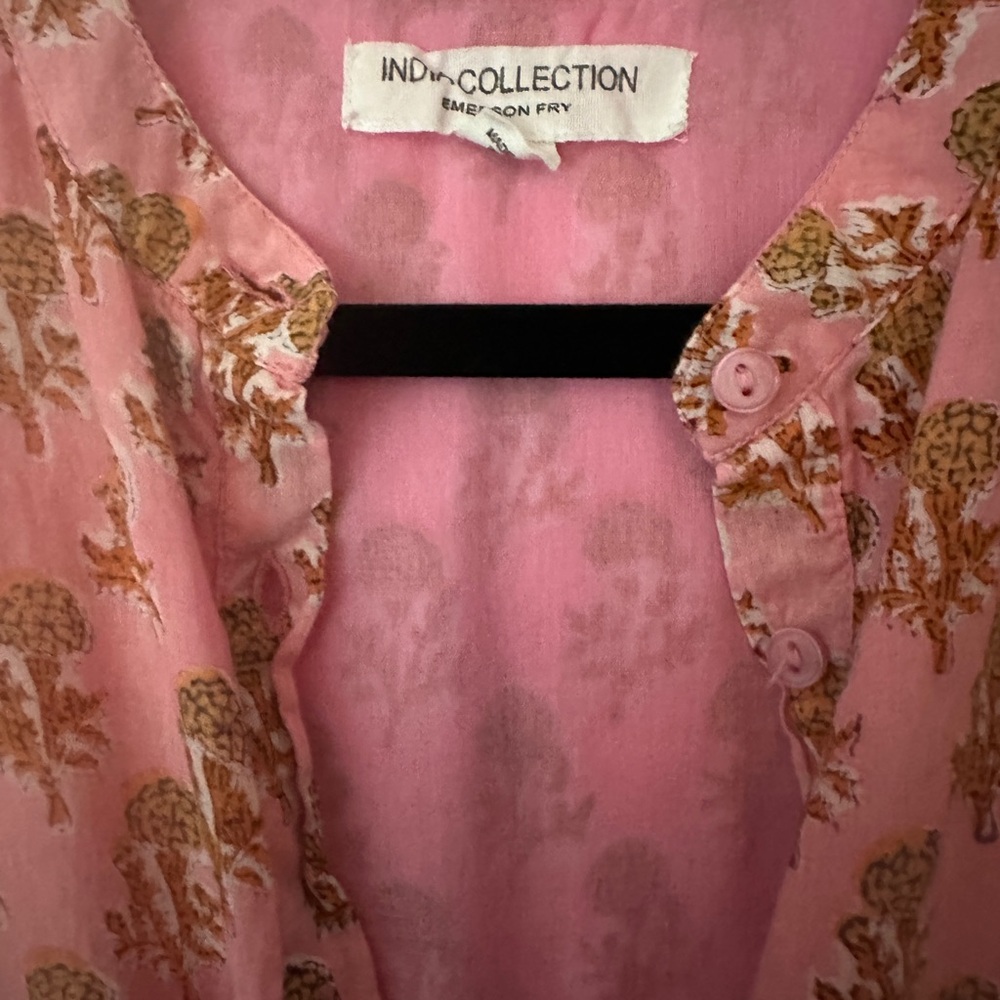 Emerson Fry    LUCY DRESS - LITTLE MARIGOLDS PINK ORGANIC